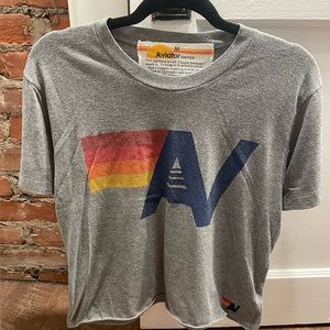 Gray Aviator Nation Tee - Size M